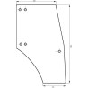 Vitre de porte UNIVERSEL 00097701040N