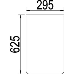 Vitre avant inférieure CNH 1332410C1