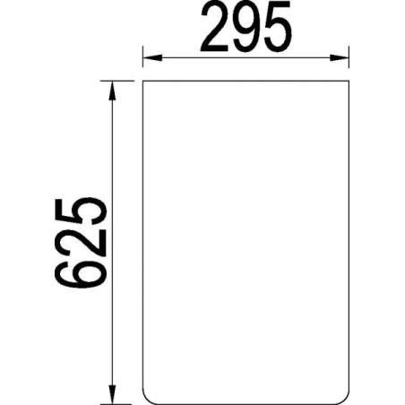Vitre avant inférieure CNH 1332410C1