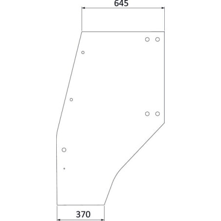 Vitre de porte UNIVERSEL 04400343N