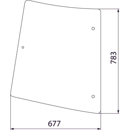 Vitre latérale UNIVERSEL D6941