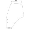 Vitre de porte droite UNIVERSEL 04418952KR