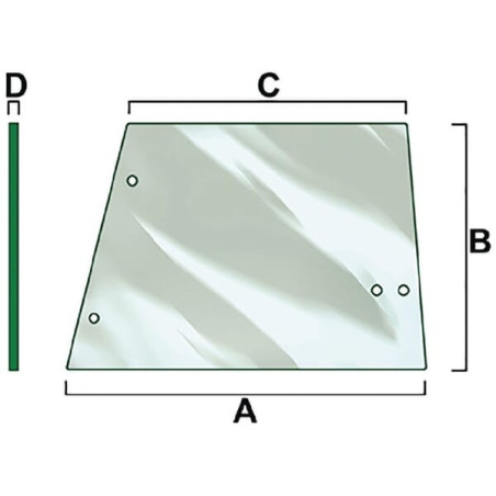 Vitre de cabine VAPORMATIC VPM7206