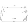 Lunette arrière UNIVERSEL D7747