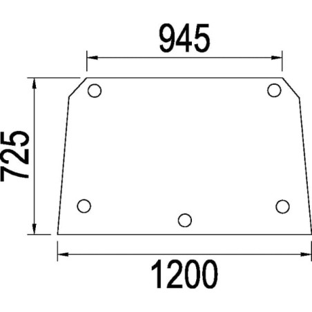 Lunette arrière UNIVERSEL 3226351R3N