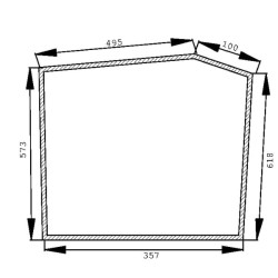 Vitre de porte ZETOR 84368037