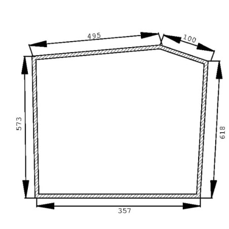 Vitre de porte ZETOR 84368037