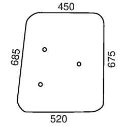 Vitre latérale UNIVERSEL D7704