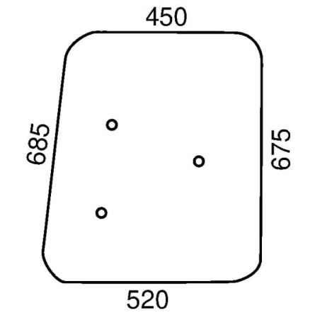 Vitre latérale UNIVERSEL D7704