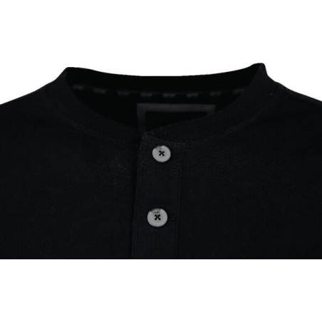 Tee-shirt ML boutons noir 4XL UNIVERSEL KW207811001062