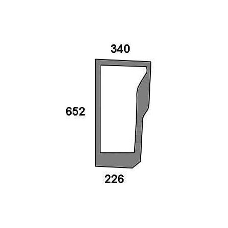 Vitre avant inférieure UNIVERSEL 47125737N