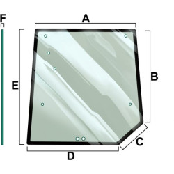 Vitre de cabine VAPORMATIC VPM7363