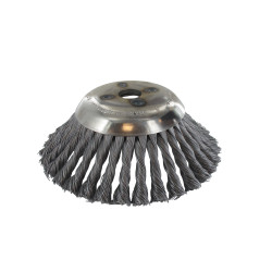 Tête de désherbage avec 32 brins métal, diamètre 165mm, alésage 20mm UNIVERSEL