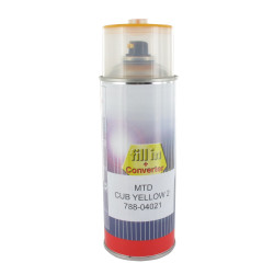 Bombe de peinture jaune MTD - CUB CADET 788-04021