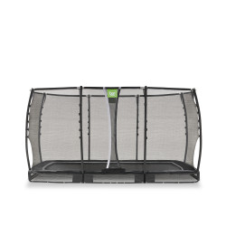 EXIT Trampoline enterré Allure Premium 214x366cm - noir
