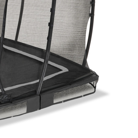 EXIT Trampoline enterré Allure Premium 214x366cm - noir