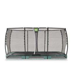 EXIT Trampoline enterré Allure Premium 244x427cm - vert