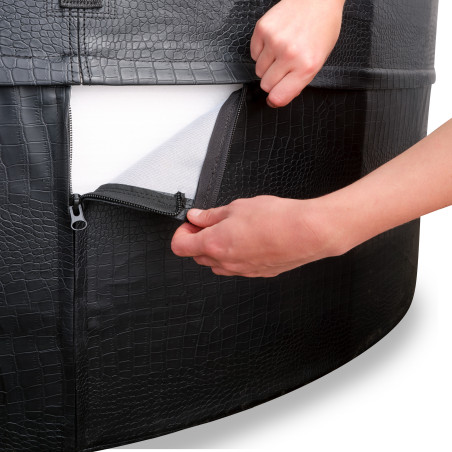 EXIT Leather Premium spa (2 personnes) - noir