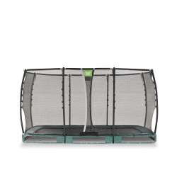 EXIT Trampoline enterré Allure Premium 214x366cm - vert