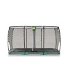 EXIT Trampoline enterré Allure Premium 214x366cm - vert