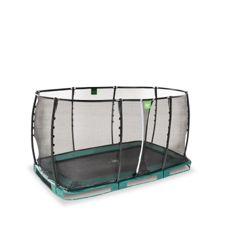EXIT Trampoline enterré Allure Premium 214x366cm - vert
