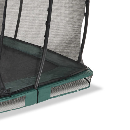 EXIT Trampoline enterré Allure Premium 214x366cm - vert