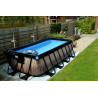 EXIT Piscine Black Leather 400x200x100cm avec pompe filtrante - noir