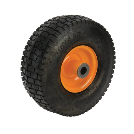 Roue complète AYP - ROPER - MC CULLOCH 532436946 - 584385801 - MOWCART 66 RIDER - dimensions 10x400-4 