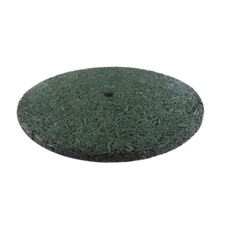 Tapis d'arbre rond en caoutchouc recyclé vers/marron UNIVERSEL 9202543