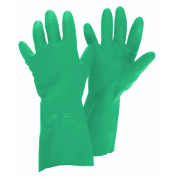 Gants de protection nitrile en acrylonitrile vert UNIVERSEL 9808212