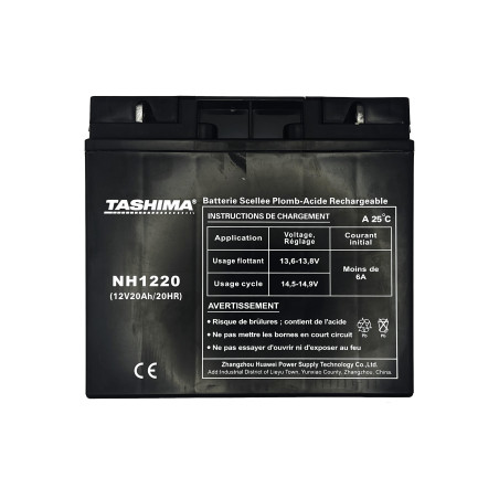 BATTERIE TASHIMA NH1220 100% ETANCHE pour CASTELGARDEN, HONDA, STIGA