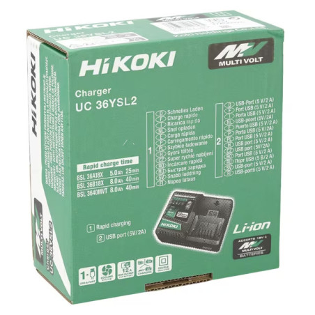 Chargeur universel HIKOKI UC36YSL2W0Z