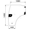 Vitre de porte complète SDF 001619550