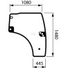 Vitre de porte complète SDF 001619520