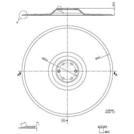 Disque HORSCH 00311174N