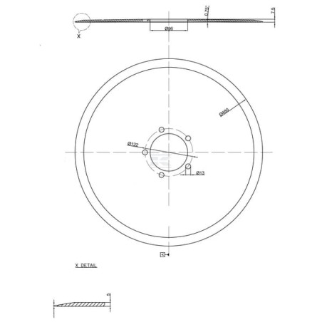 Disque HORSCH 00311214N