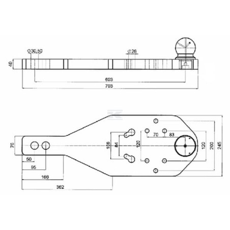 Barre inférieur SCHARMÜLLER 009606400A11