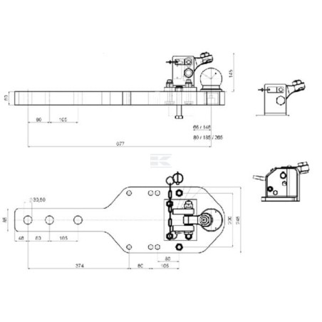 Barre inférieur SCHARMÜLLER 009606420A11