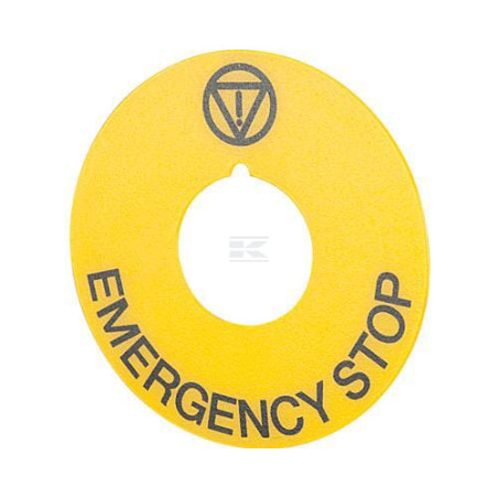 Plaque jaune NEW-ELFIN 020D23