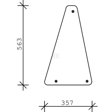 Pare-brise SDF 04332557