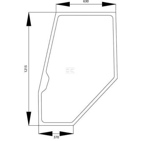 Vitre de porte SDF 04386535