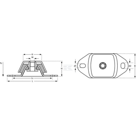 Pied machine UNIVERSEL 10002122