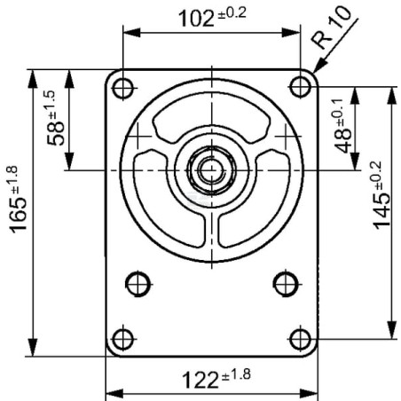 Pompe hydraulique BOSCH REXROTH 0510725444
