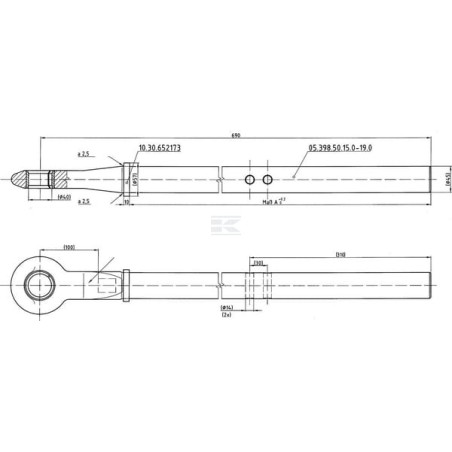 Anneau d'attelage BPW 0539850230