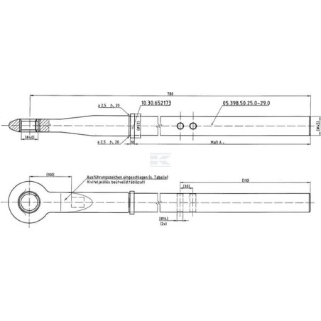 Anneau d'attelage BPW 0539850310