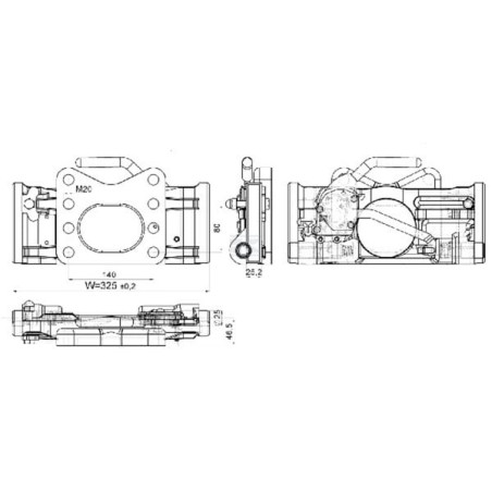 Plaque d'adaptation SCHARMÜLLER 05732533A02