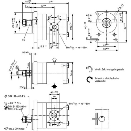 Moteur hydraulique BOSCH REXROTH 0511645300