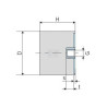 Silent bloc type E UNIVERSEL 100100E55