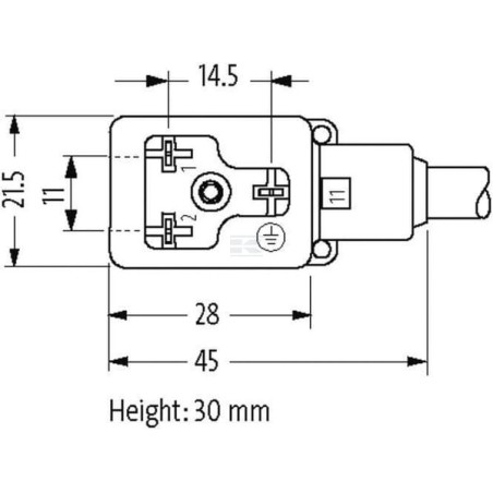 Fiche MURR ELEKTRONIK 11021MSUDB16260500