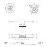 Interrupteur à poussoir PNEUTRON 11103010PN